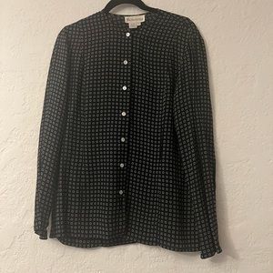 Beautiful 100% silk Burberry blouse.